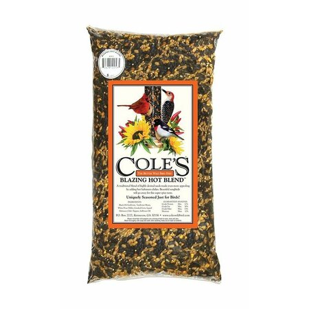 COLES WILD BIRD PRODUCTS Cole'S Blazing Hot Blend Blended Bird Seed, 20 Lb Bag BH20